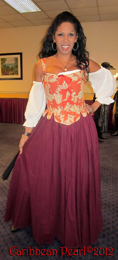 Caribbean Pearl in Wench clothes